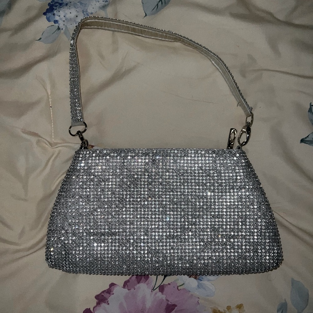 sparkly rhinestone mini purse
